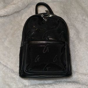 Glam-aholic mesh mini backpack black